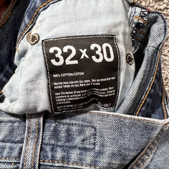 Express Rocco Slim Fit Bootcut Jeans Medium Wash Denim Mens Size 32 X 30 *RIP* - Picture 12 of 12